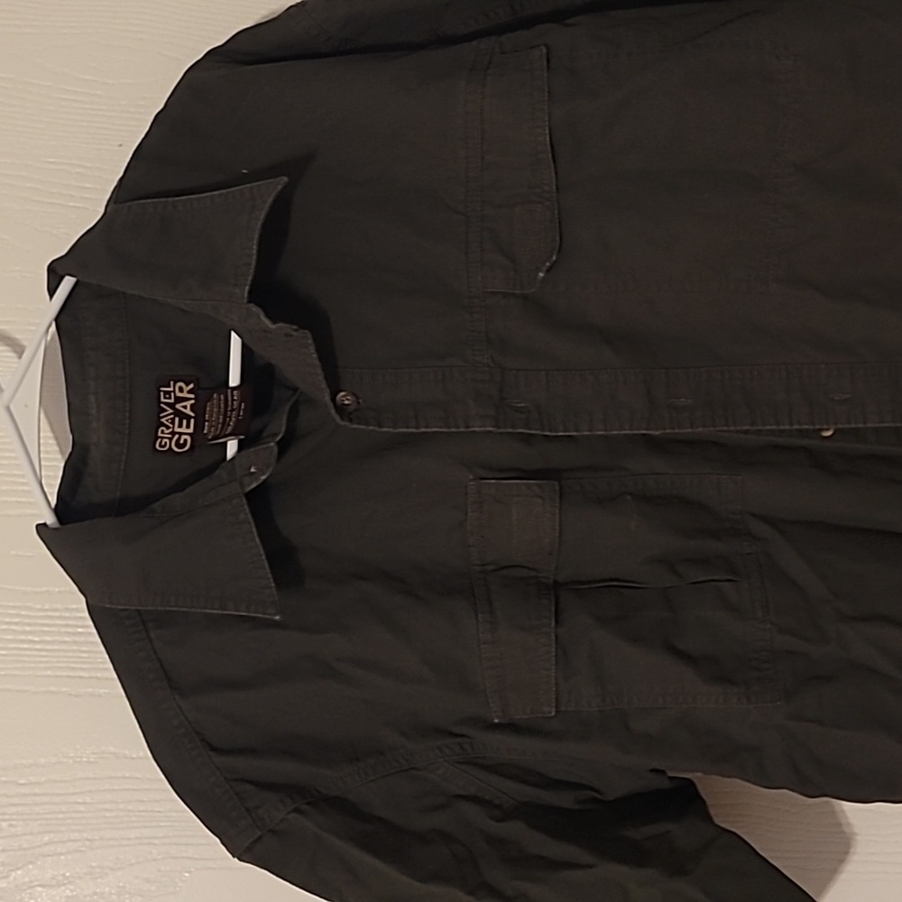 Mens dark hunter green shirt